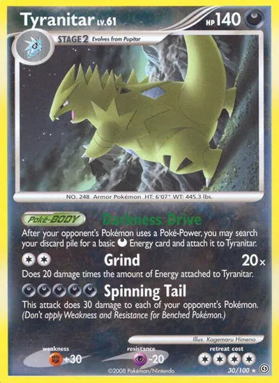 Tyranitar Lv.61 30/100 - Stormfront - Normal