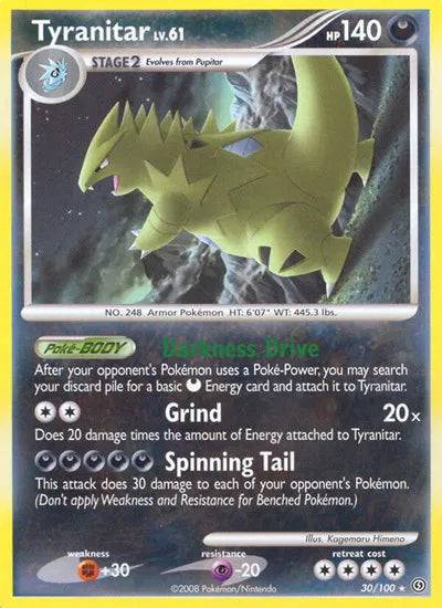 Tyranitar Lv.61 30/100 - Stormfront - Normal