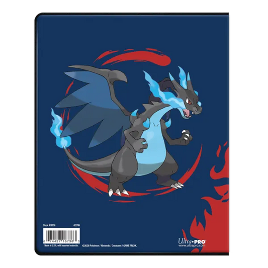 Ultra Pro - 4-Pocket Portfolio Mega Charizard X & Mega Charizard Y Achterkant