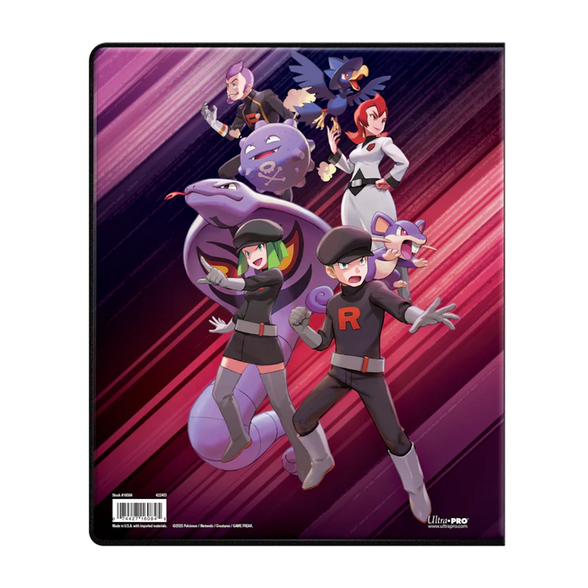 Ultra Pro - 9-Pocket Destined Rivals Binder achterkant