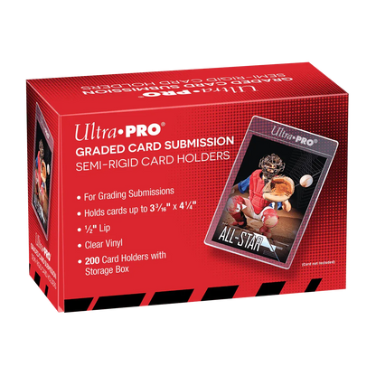 Ultra Pro - Semi Rigid Card Holders - Lip Tall (200 stuks)