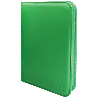 Ultra Pro - Vivid 4-Pocket Zippered PRO Binder: Green