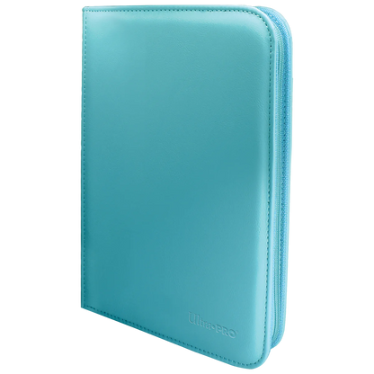 Ultra Pro - Vivid 4-Pocket PRO-Binder mit Reißverschluss: Hellblau