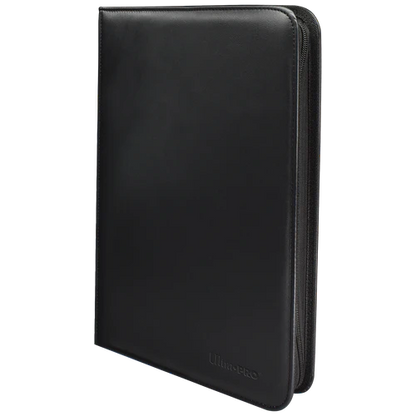 Ultra Pro - Vivid 9-Pocket Zippered PRO Binder: Black