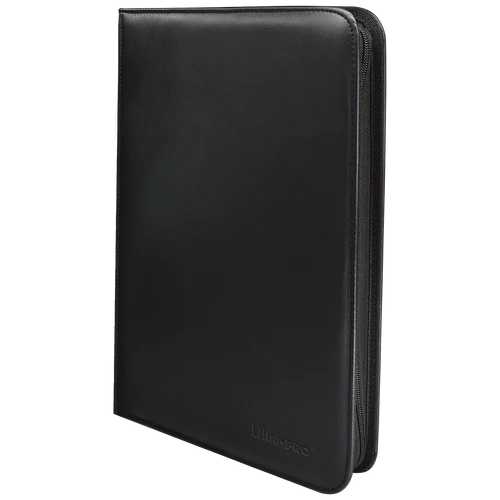 Ultra Pro - Vivid 9-Pocket Zippered PRO Binder: Black