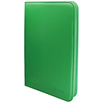 Ultra Pro - Vivid 9-Pocket Zippered PRO-Binder: Green