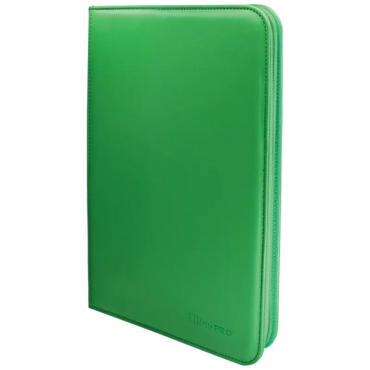 Ultra Pro - Vivid 9-Pocket Zippered PRO-Binder: Green