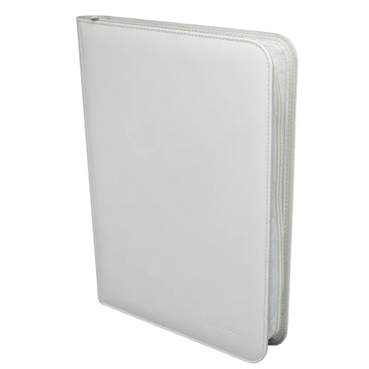 Ultra Pro - Vivid 9-Pocket Zippered PRO-Binder: White