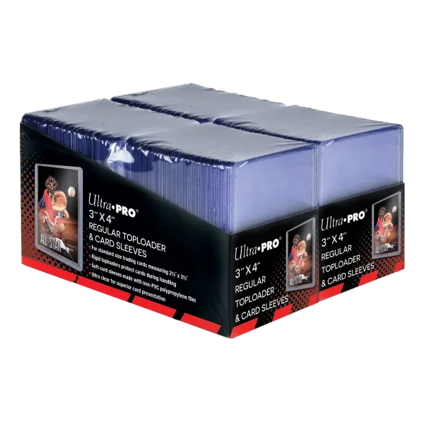 Ultra Pro - 3"x4" Regular Toploader + Soft Card Sleeves (200 stuks)