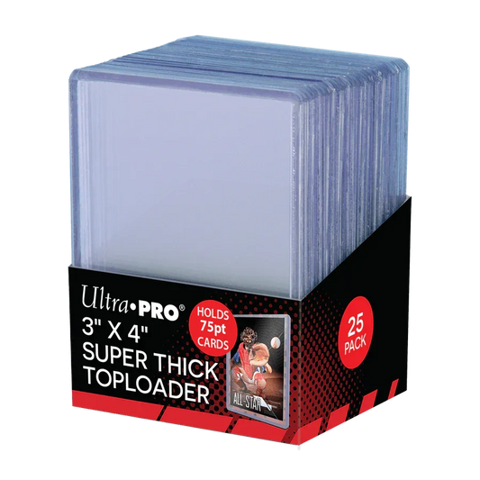 Ultra Pro  - 3" x 4" Thick 75pt Toploader  (25 stuks)