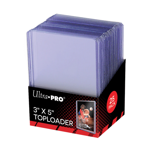 Ultra Pro – 3" x 5" Toploaders (25 stuks)