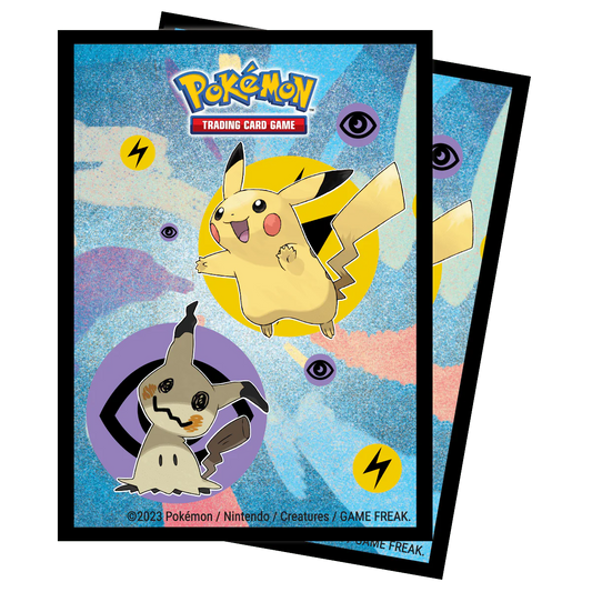 Ultra Pro Pikachu & Mimikyu: 65ct Deck Protector Sleeves for Pokémon