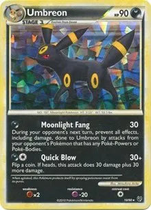 Umbreon 10/90 - Undaunted - Cracked Ice Holofoil