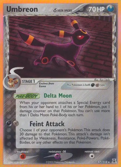 Umbreon 17/113 - EX Delta Species - Holofoil