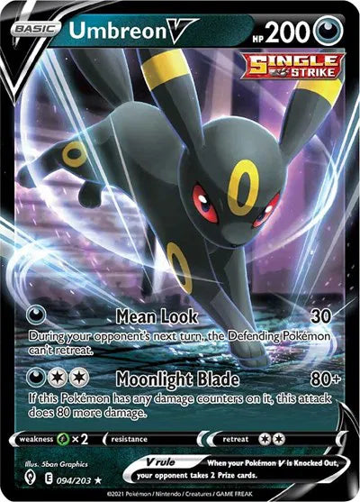 Umbreon V 094/203 - Evolving Skies - Holofoil