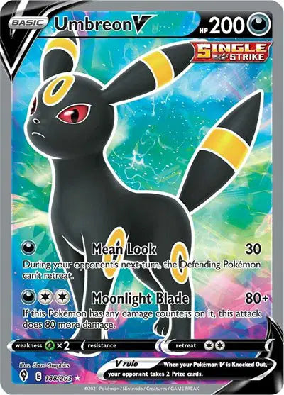 Umbreon V 188/203 - Evolving Skies - Holofoil