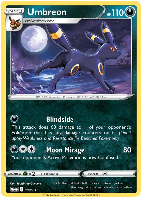 Umbreon 009/015 - McDonald's Promos 2024 - Normal