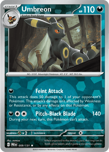 Umbreon 059/131 - Prismatic Evolutions - Poke Ball Pattern