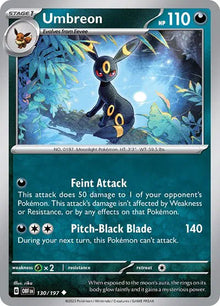 Umbreon 130/197 - Obsidian Flames - Normal