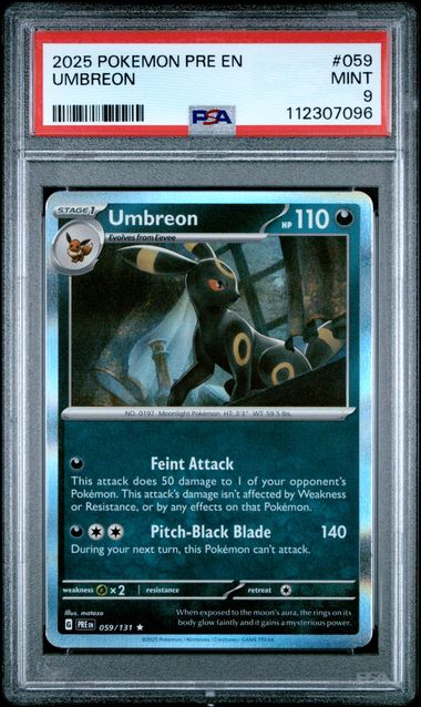 Umbreon (PSA 9) 059/131 – Prismatic Evolutions – Holofoil
