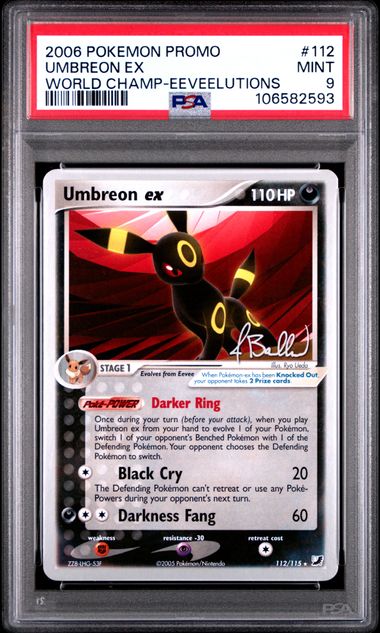 Umbreon ex (PSA 9) 112/115 - World Championship Decks - Normal