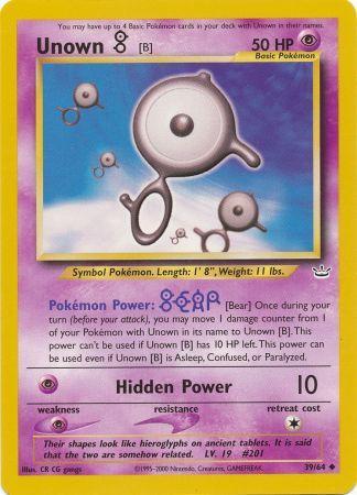 Unown [B] 39/64 - Neo Revelation (Unlimited) - Normal