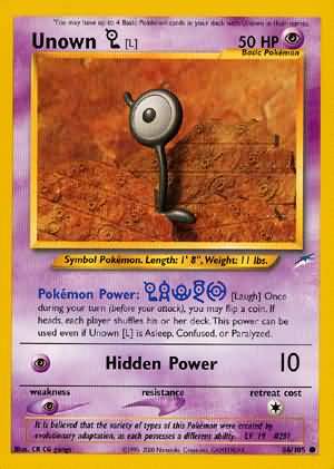 Unown [L] 86/105 - Neo Destiny (Unbegrenzt) - Normal