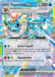 Vaporeon ex 023/131 - Prismatic Evolutions - Holofoil