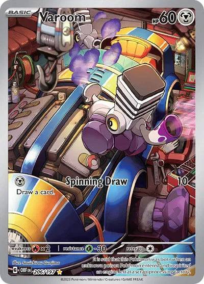 Varoom 206/197 - Obsidian Flames - Holofoil
