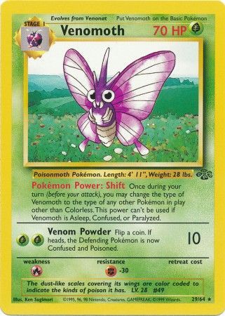 Venomoth 29/64 - Jungle (Unlimited) - Normal