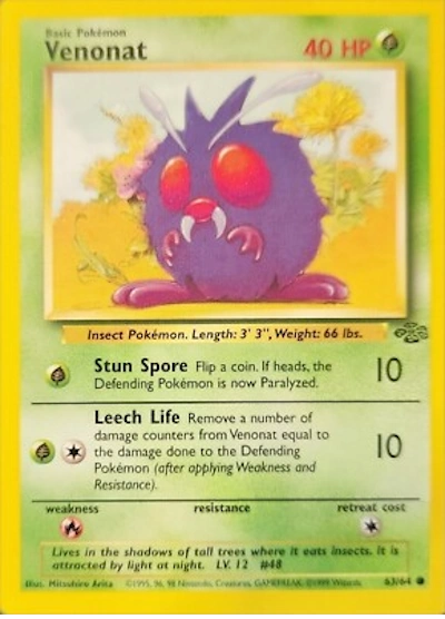 Venonat 63/64 – Dschungel (Unbegrenzt) – Normal