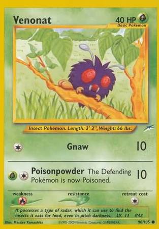 Venonat 90/105 – Neo Destiny (Unbegrenzt) – Normal