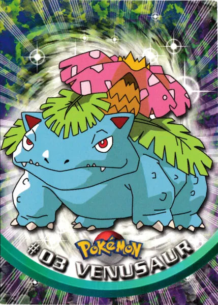 Venusaur 03 - Topps Series 1 - Base Chrome
