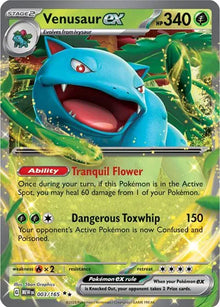 Venusaur ex 003/165 - Scarlet & Violet 151 - Holofoil