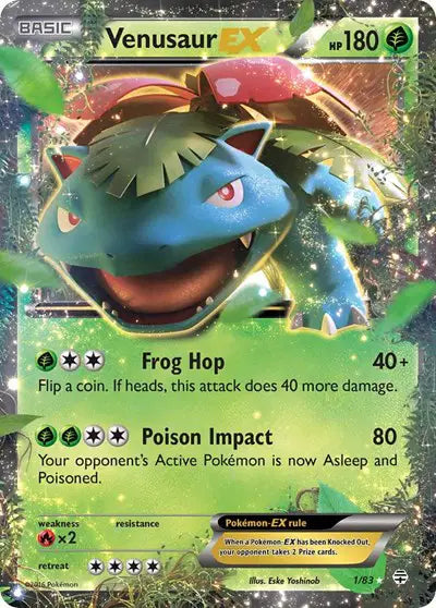 Venusaur ex 1/83 - Generations - Holofoil