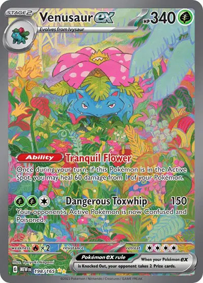 Venusaur ex 198/165 - Scarlet & Violet 151 - Holofoil