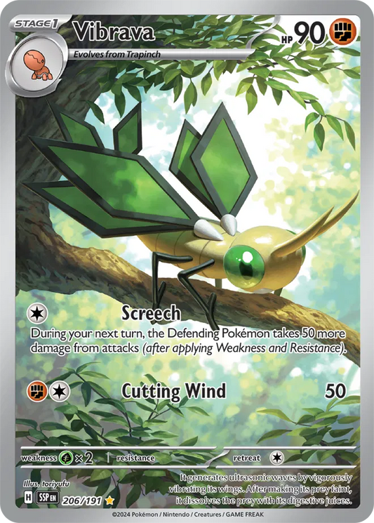 Vibrava 206/191 - Surging Sparks - Holofoil