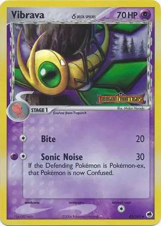 Vibrava (Delta Species) 42/101 - EX Dragon Frontiers - Reverse Holofoil