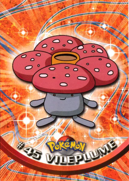 Vileplume 45 - Topps Series 1 - Base Chrome