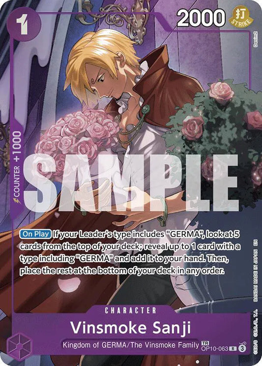 Vinsmoke Sanji (TR) OP10-063 - Legacy of the Master - Foil