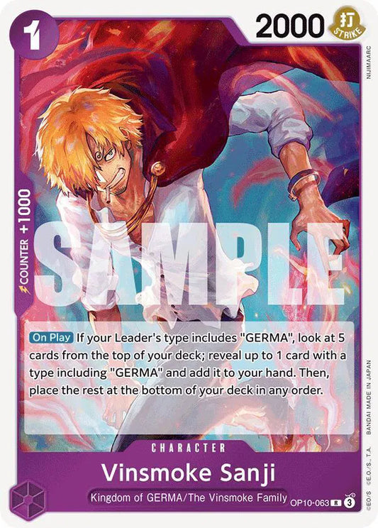 Vinsmoke Sanji OP10-063 -  Royal Blood - Foil