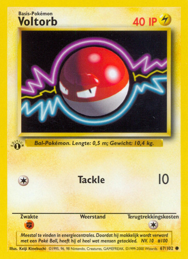 Voltorb (NL) 67/102 - Base Set (1st Edition) - Normal