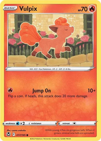 Vulpix 017/195 - Silver Tempest - Normal