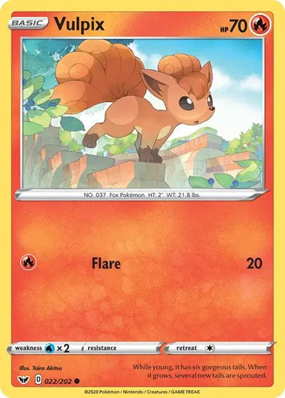 Vulpix 022/202 - Sword & Shield - Normal