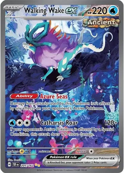 Walking Wake ex 205/162 - Temporal Forces - Holofoil