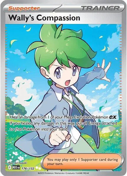 Wally's Compassion 176/132 - Mega Evolution - Holofoil