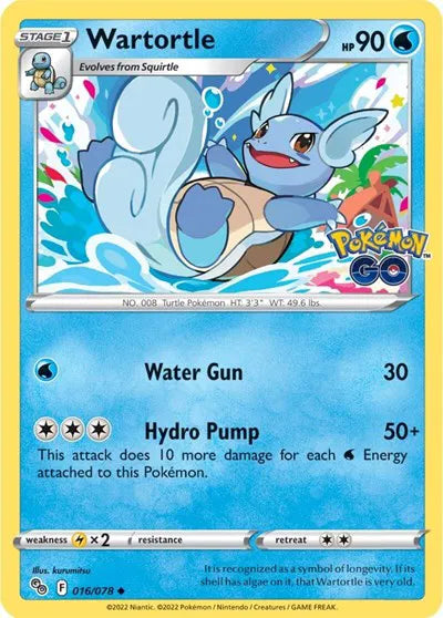 Wartortle Pokmon Popular card for collectors and fans Wartortle Pokmon Popular card for collectors and fans