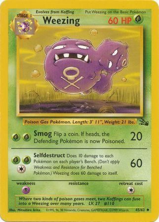 Weezing 45/62 – Fossil (Unbegrenzt) – Normal