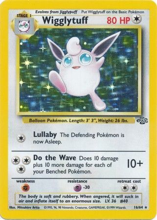 Wigglytuff  16/64 - Jungle (Unlimited) - Holofoil