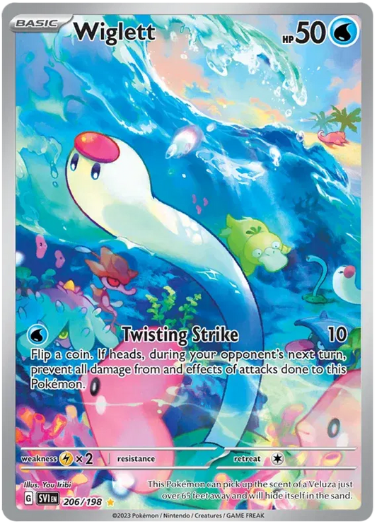 Wiglett 206/198 - Scarlet & Violet - Holofoil